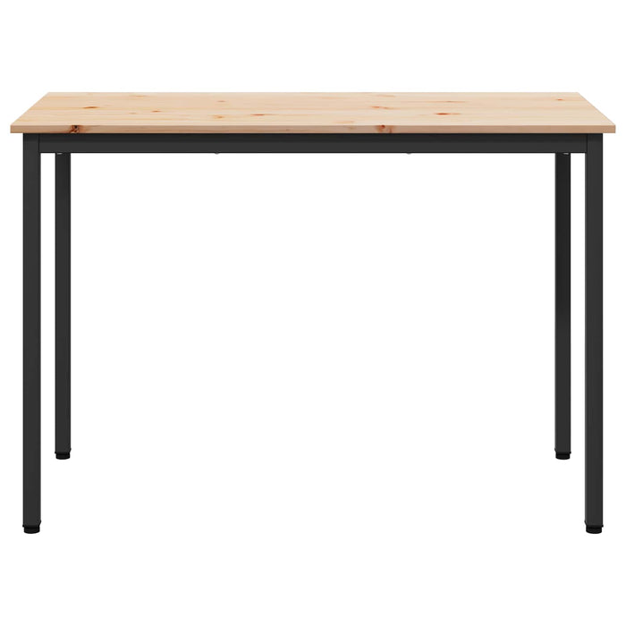 Tavolo da pranzo Naturale 110 x 55 x 75 cm Pino massello 892785