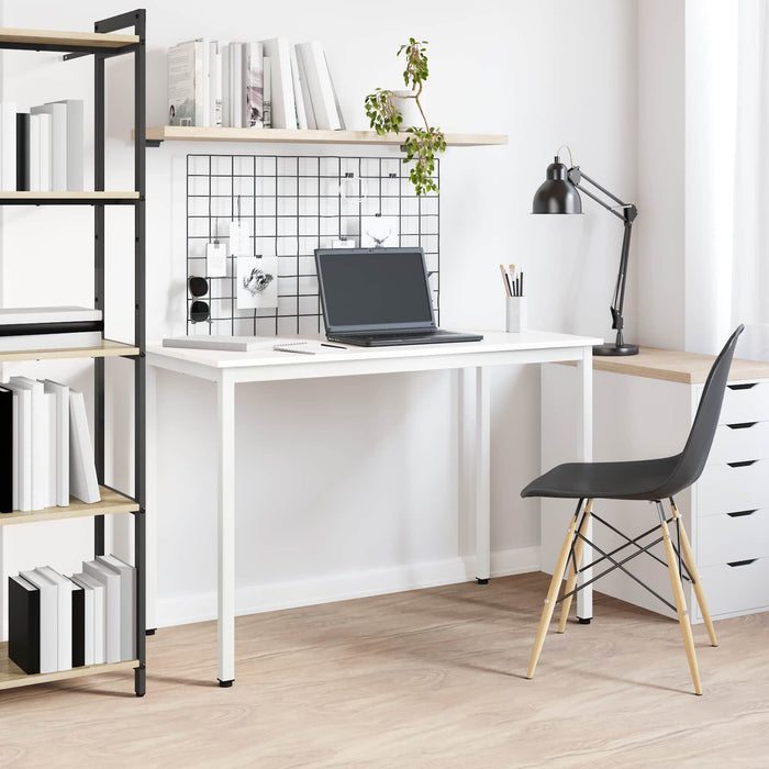 Tavolo da pranzo Bianco 110 x 55 x 75 cm Pino massello 892786