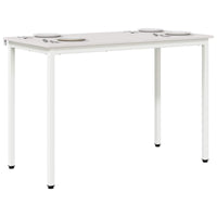 Tavolo da pranzo Bianco 110 x 55 x 75 cm Pino massello 892786