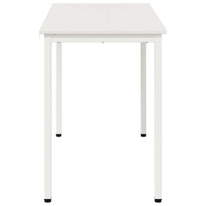 Tavolo da pranzo Bianco 110 x 55 x 75 cm Pino massello 892786