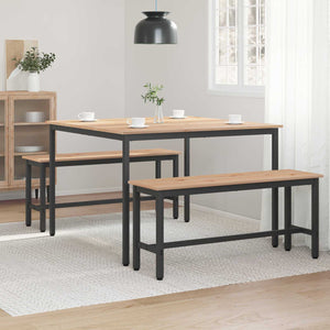 Tavolo da pranzo Naturale 110 x 110 x 75 cm Pino massello 892787