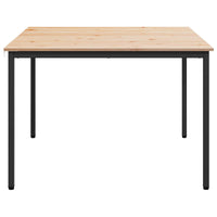 Tavolo da pranzo Naturale 110 x 110 x 75 cm Pino massello 892787