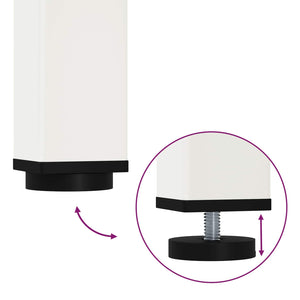 Tavolo da pranzo Bianco 110 x 110 x 75 cm Pino massello 892788