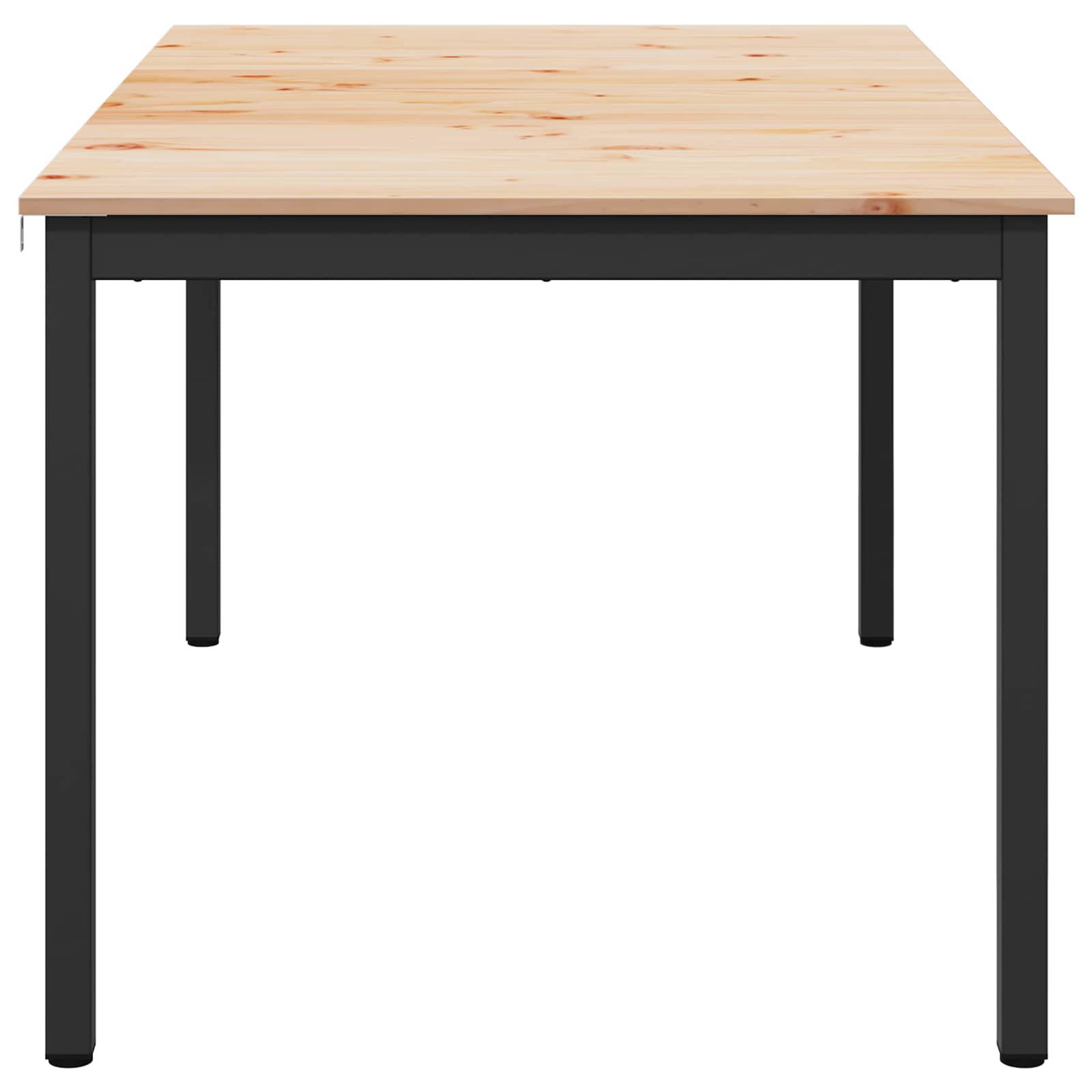 Tavolo da pranzo Naturale 140 x 80 x 75 cm Pino massello 892789