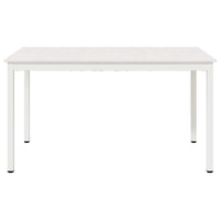 Tavolo da pranzo Bianco 140 x 80 x 75 cm Pino massello 892790