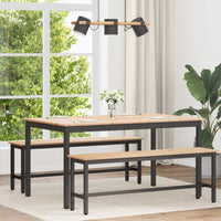 Tavolo da pranzo Naturale 150 x 90 x 75 cm Pino massello 892791