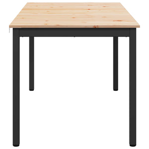 Tavolo da pranzo Naturale 150 x 90 x 75 cm Pino massello 892791