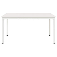 Tavolo da pranzo Bianco 150 x 90 x 75 cm Pino massello 892792