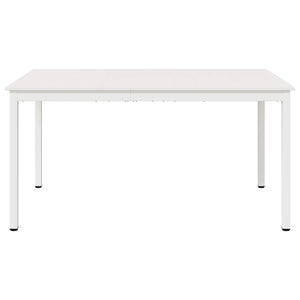 Tavolo da pranzo Bianco 150 x 90 x 75 cm Pino massello 892792