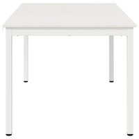 Tavolo da pranzo Bianco 150 x 90 x 75 cm Pino massello 892792