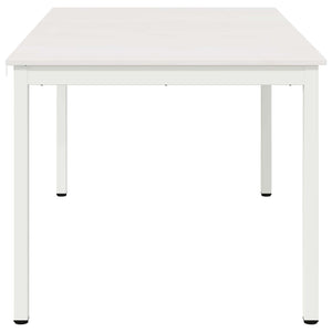 Tavolo da pranzo Bianco 150 x 90 x 75 cm Pino massello 892792