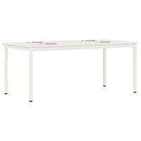 Tavolo da pranzo Bianco 180 x 90 x 75 cm Pino massello 892794