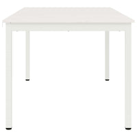 Tavolo da pranzo Bianco 180 x 90 x 75 cm Pino massello 892794