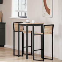 Tavolo da bar Naturale 60 x 60 x 105 cm Pino massello 892797