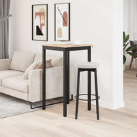 Tavolo da bar Naturale 60 x 60 x 105 cm Pino massello 892797