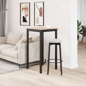 Tavolo da bar Naturale 60 x 60 x 105 cm Pino massello 892797