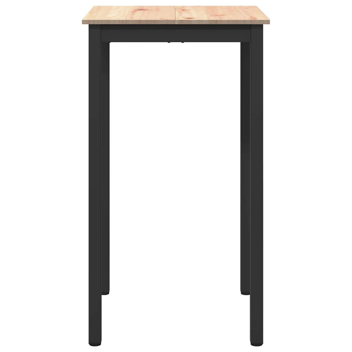 Tavolo da bar Naturale 60 x 60 x 105 cm Pino massello 892797