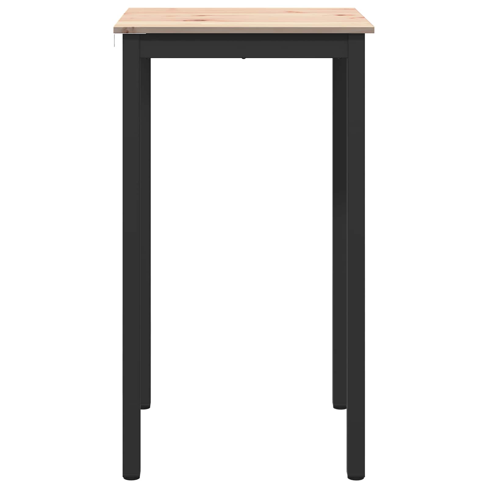 Tavolo da bar Naturale 60 x 60 x 105 cm Pino massello 892797