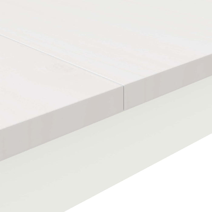 Tavolo da bar Bianco 60 x 60 x 105 cm Pino massello 892798