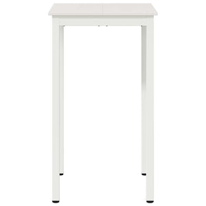 Tavolo da bar Bianco 60 x 60 x 105 cm Pino massello 892798