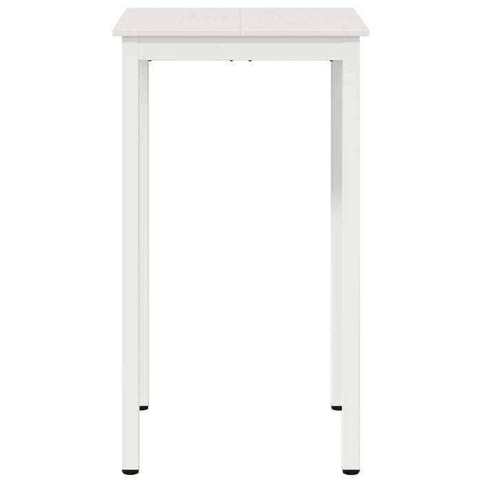 Tavolo da bar Bianco 60 x 60 x 105 cm Pino massello 892798