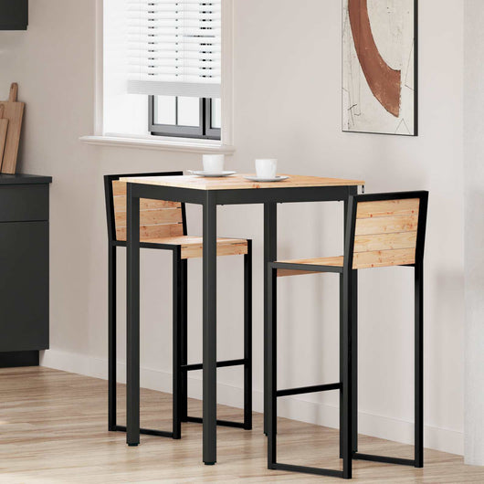 Tavolo da bar Naturale 110 x 55 x 105 cm Pino massello 892799