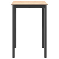 Tavolo da bar Naturale 110 x 55 x 105 cm Pino massello 892799