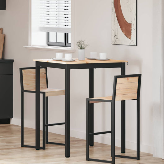 Tavolo da bar Naturale 110 x 55 x 105 cm Pino massello 892801