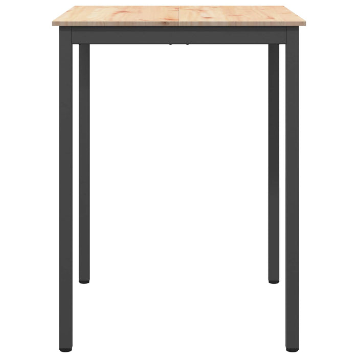 Tavolo da bar Naturale 110 x 55 x 105 cm Pino massello 892801