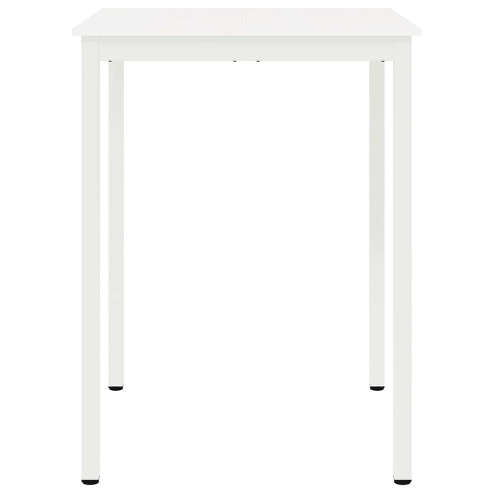 Tavolo da bar Bianco 110 x 55 x 105 cm Pino massello 892802