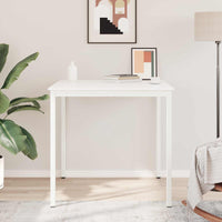 Tavolo da bar Bianco 110 x 55 x 105 cm Pino massello 892806