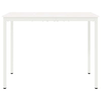 Tavolo da bar Bianco 110 x 55 x 105 cm Pino massello 892808