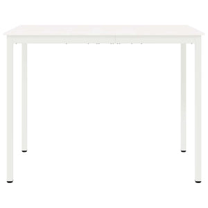 Tavolo da bar Bianco 110 x 55 x 105 cm Pino massello 892808