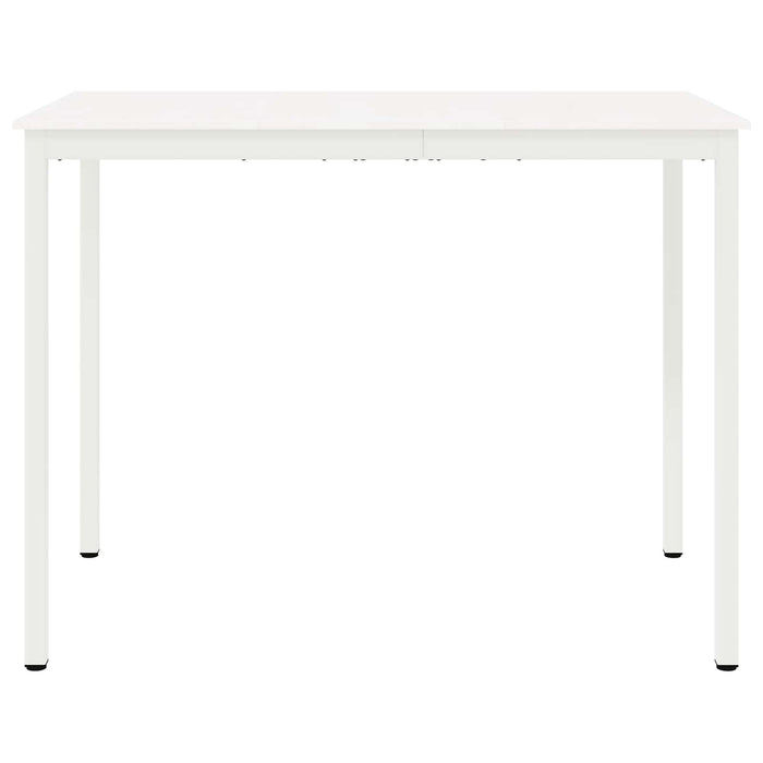 Tavolo da bar Bianco 110 x 55 x 105 cm Pino massello 892808