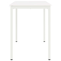 Tavolo da bar Bianco 110 x 55 x 105 cm Pino massello 892808