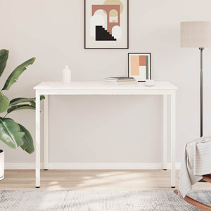 Tavolo da bar Bianco 110 x 55 x 105 cm Pino massello 892810