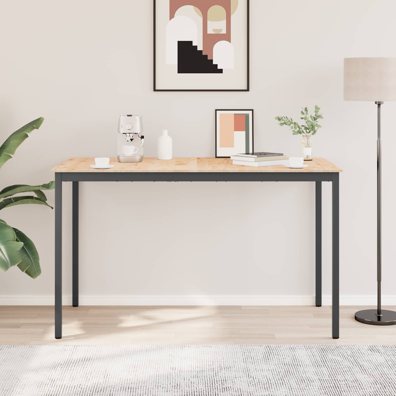 Tavolo da bar Naturale 110 x 55 x 105 cm Pino massello 892811