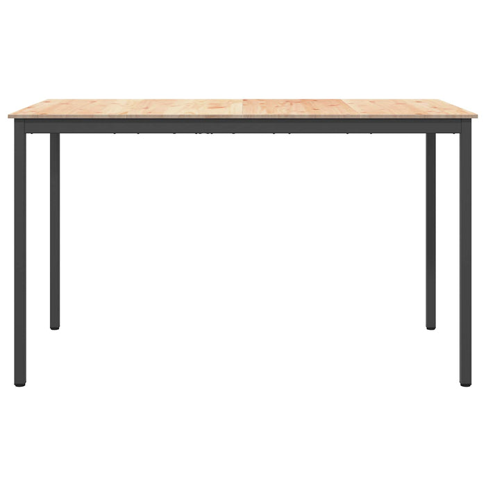 Tavolo da bar Naturale 110 x 55 x 105 cm Pino massello 892811