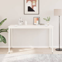 Tavolo da bar Bianco 110 x 55 x 105 cm Pino massello 892812