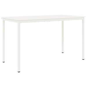 Tavolo da bar Bianco 110 x 55 x 105 cm Pino massello 892812