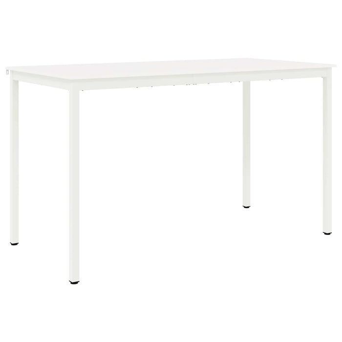 Tavolo da bar Bianco 110 x 55 x 105 cm Pino massello 892812