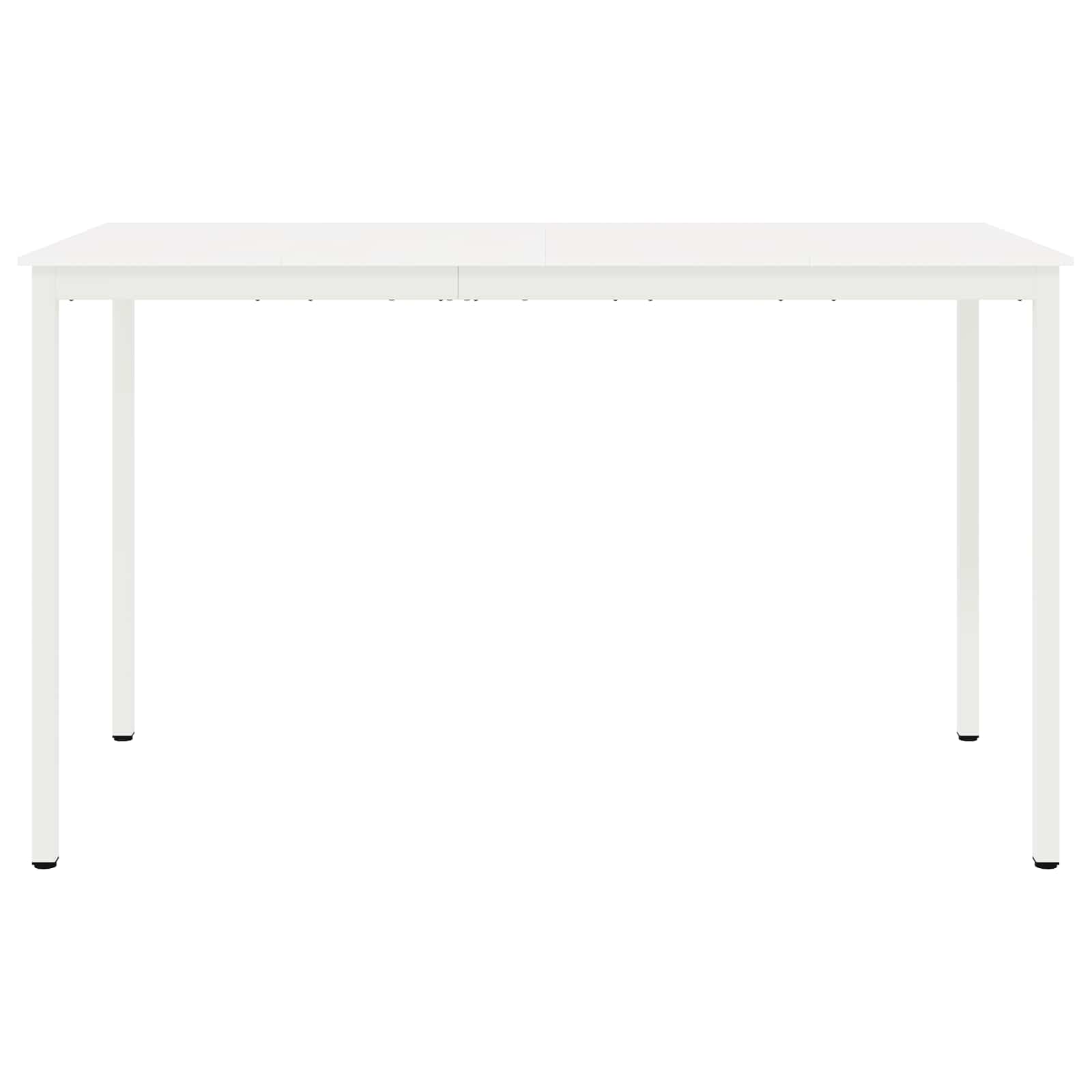 Tavolo da bar Bianco 110 x 55 x 105 cm Pino massello 892812