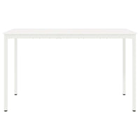 Tavolo da bar Bianco 110 x 55 x 105 cm Pino massello 892812