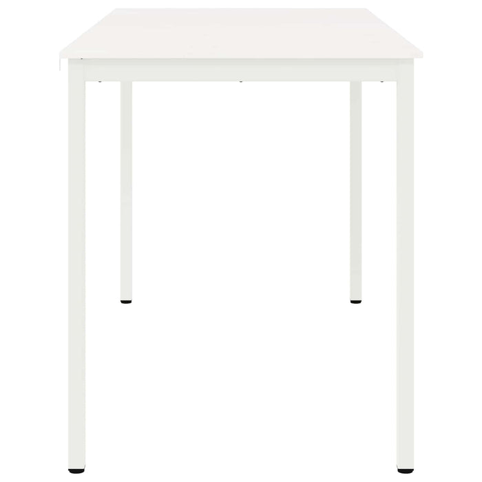 Tavolo da bar Bianco 110 x 55 x 105 cm Pino massello 892812