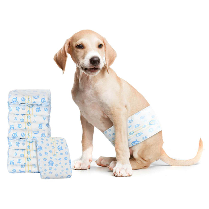 Pannolino usa e getta per cani maschi 50 pcs Bianco XL 42025281