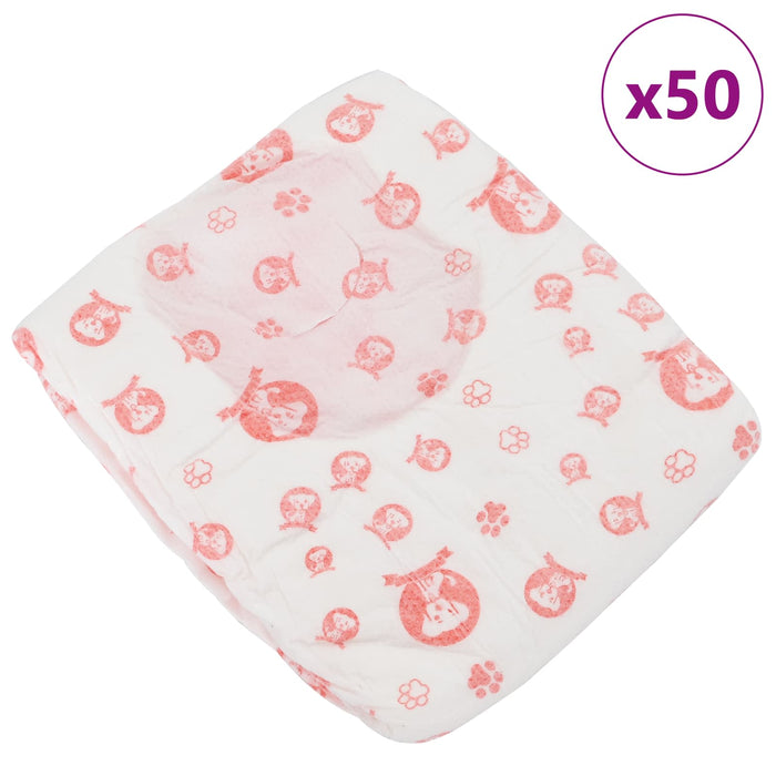 Pannolino usa e getta per cani femmina 50 pcs Bianco S 42025285