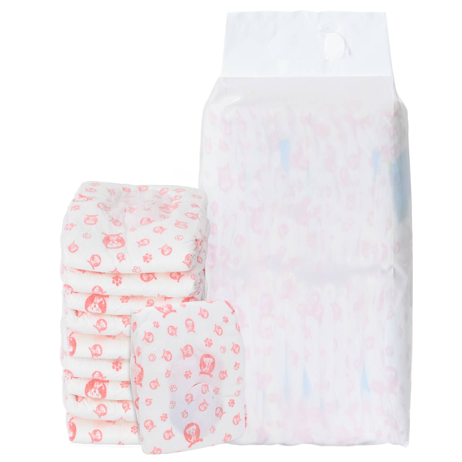 Pannolino usa e getta per cani femmina 30 pcs Bianco M 42025286