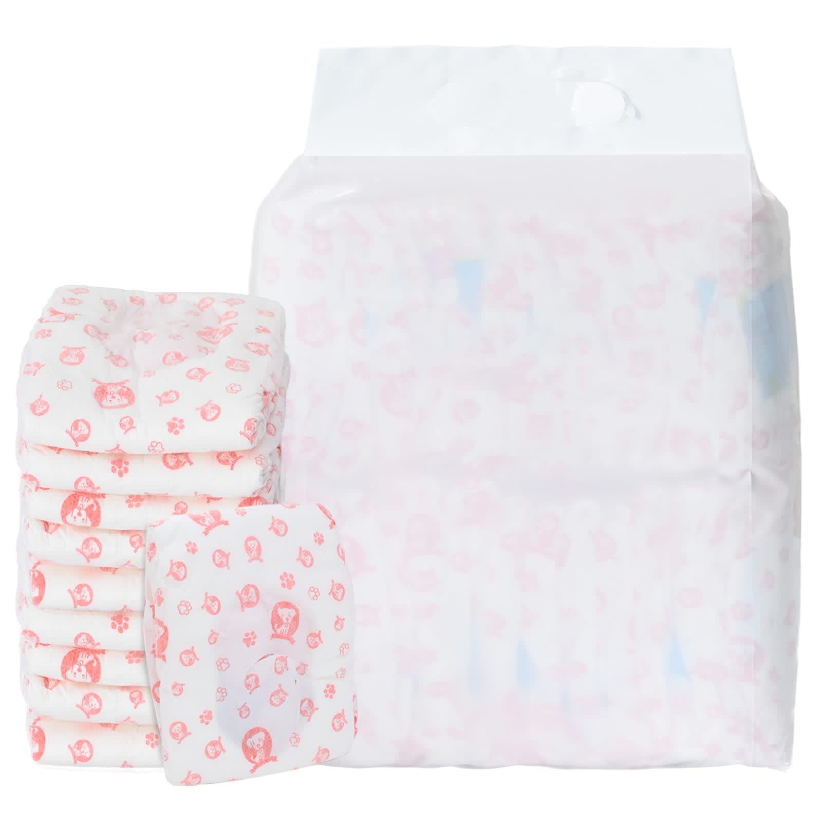 Pannolino usa e getta per cani femmina 50 pcs Bianco M 42025287