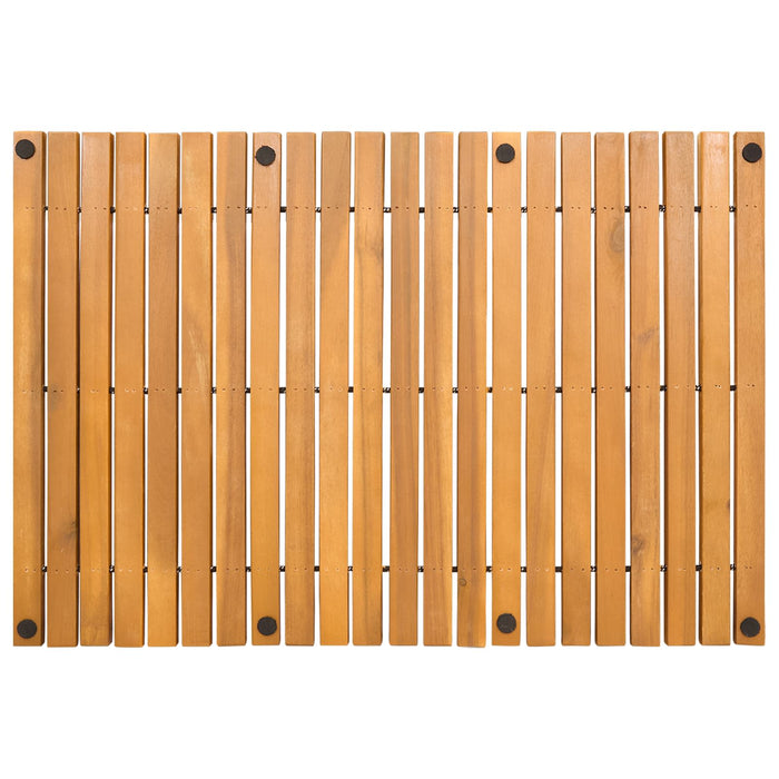 Tappeto da bagno Tinta unita Marrone 60 x 40 cm legno 42025251