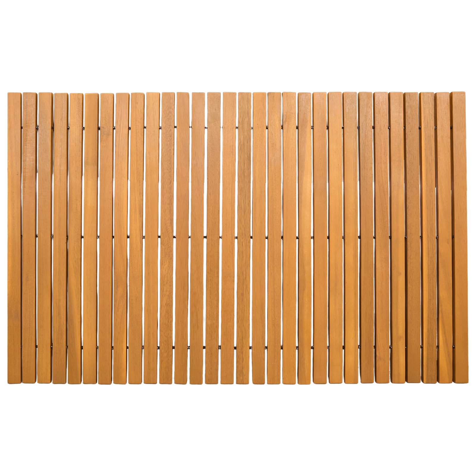 Tappeto da bagno Tinta unita Marrone 80 x 50 cm legno 42025252